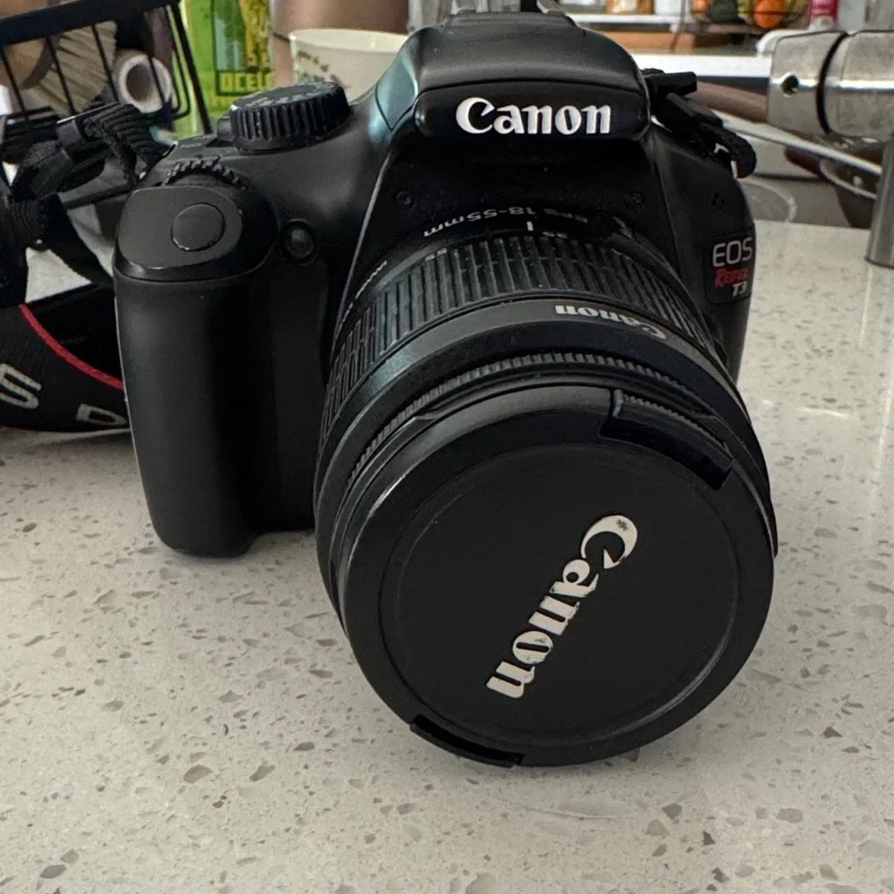 Canon EOS Rebel T3 Black DSLR Camera with Accessories